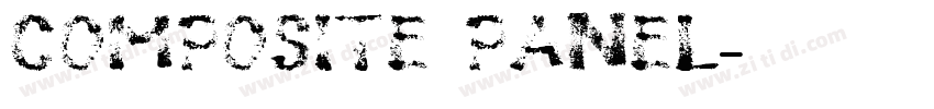 COMPOSITE PANEL字体转换